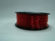 TPU Esnek 3 Boyutlu Filament 1.75 / 3.0 mm Kırmızı ve Şeffaf